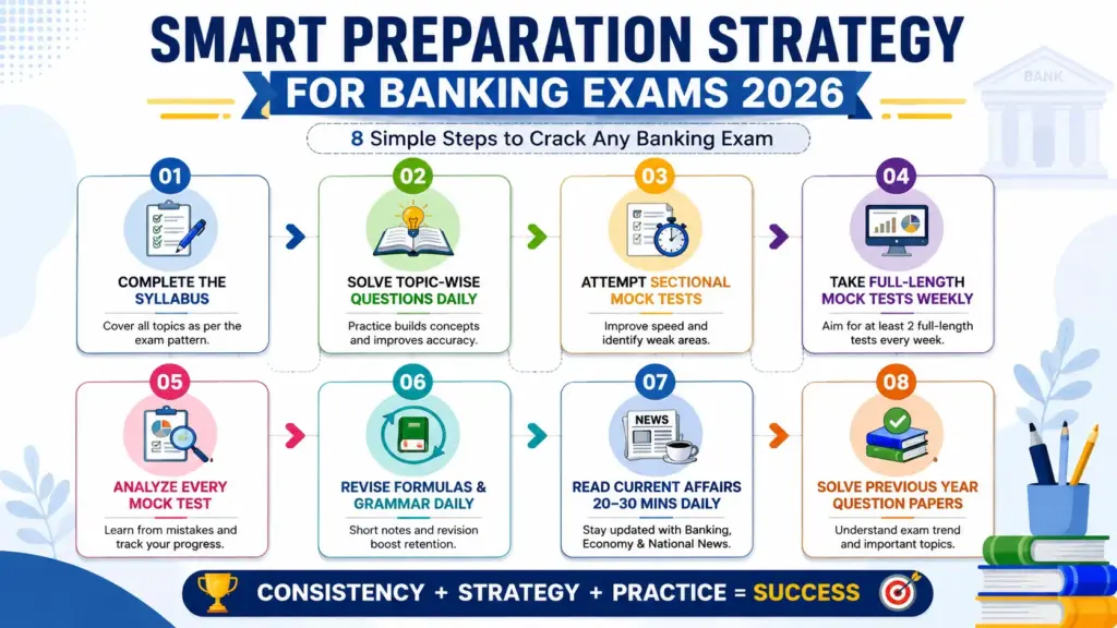 smart preparation strategy for banking exams 2026