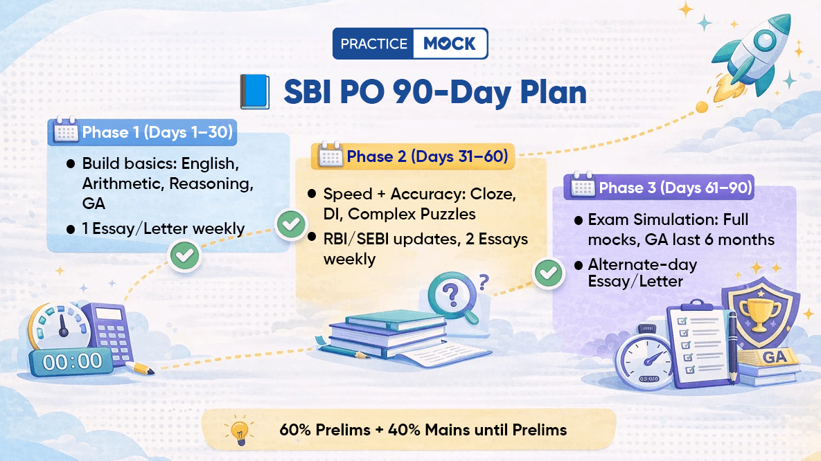 How to Clear SBI PO Exam in 90 Days?