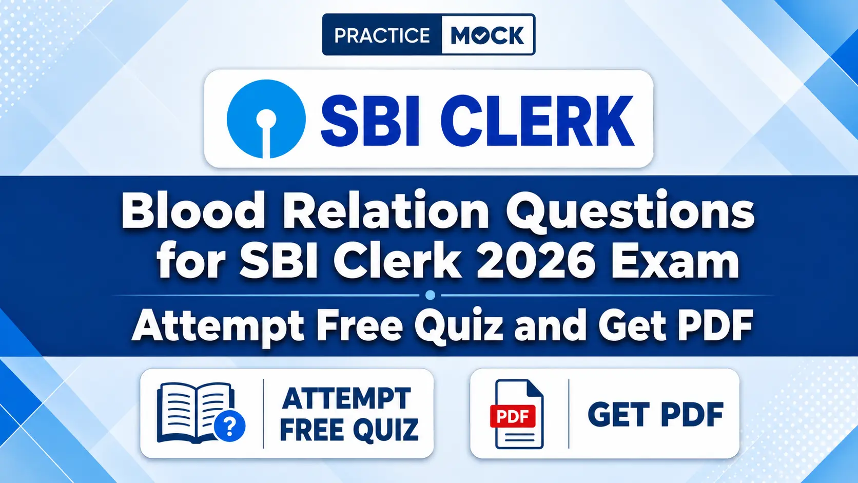 free blood relations quiz and pdf for sbi clerk