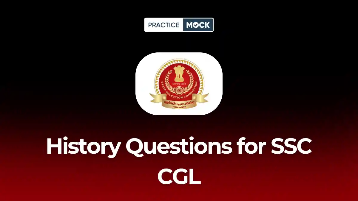 History for SSC CGL 2026, Syllabus, Questions PDF
