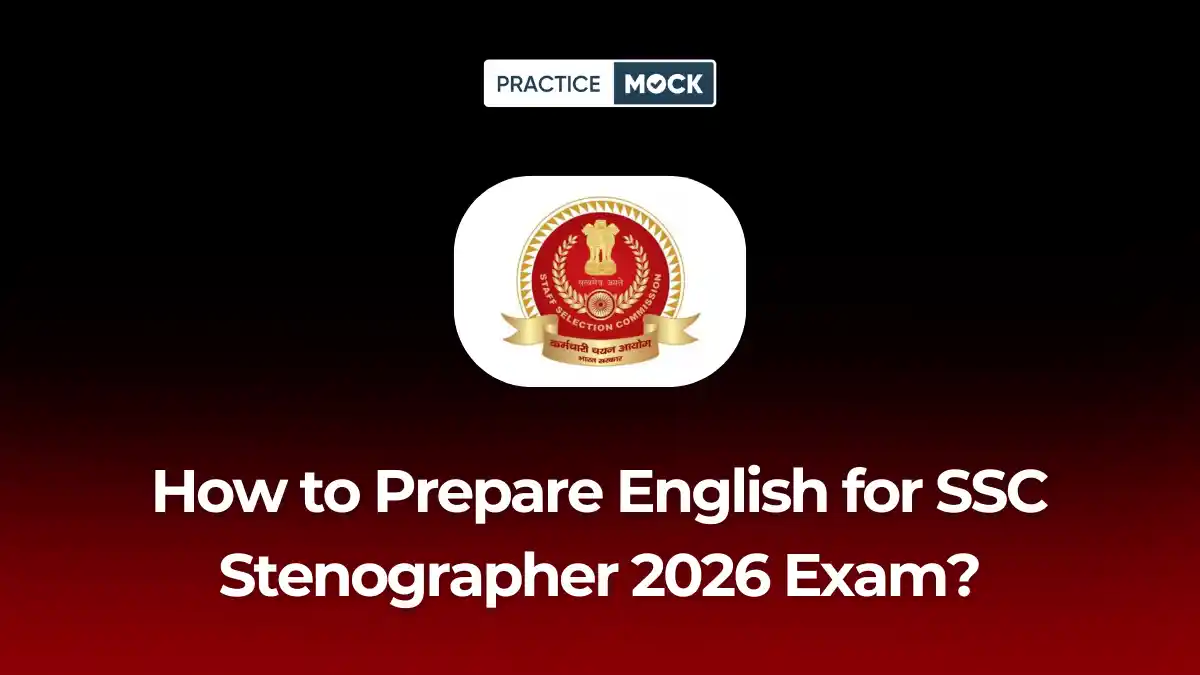 How to Prepare English for SSC Stenographer 2026 Exam?