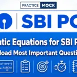 Quadratic equations for SBI PO 2026, Download Most Important Question PDF