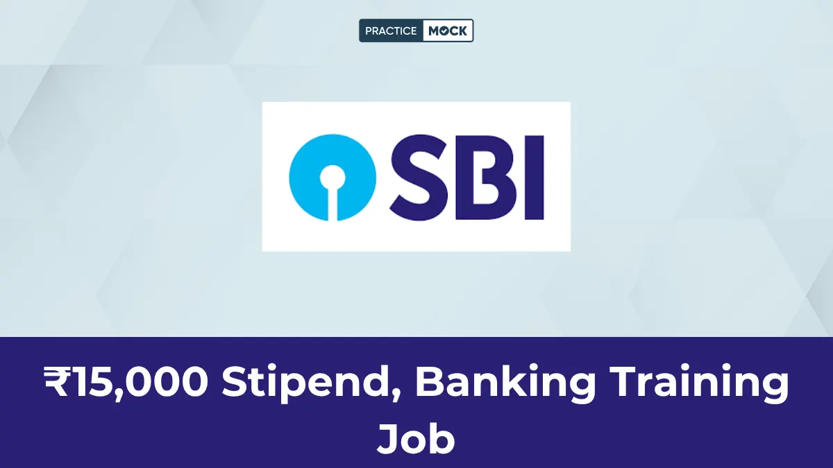 ₹15,000 stipend, banking training job