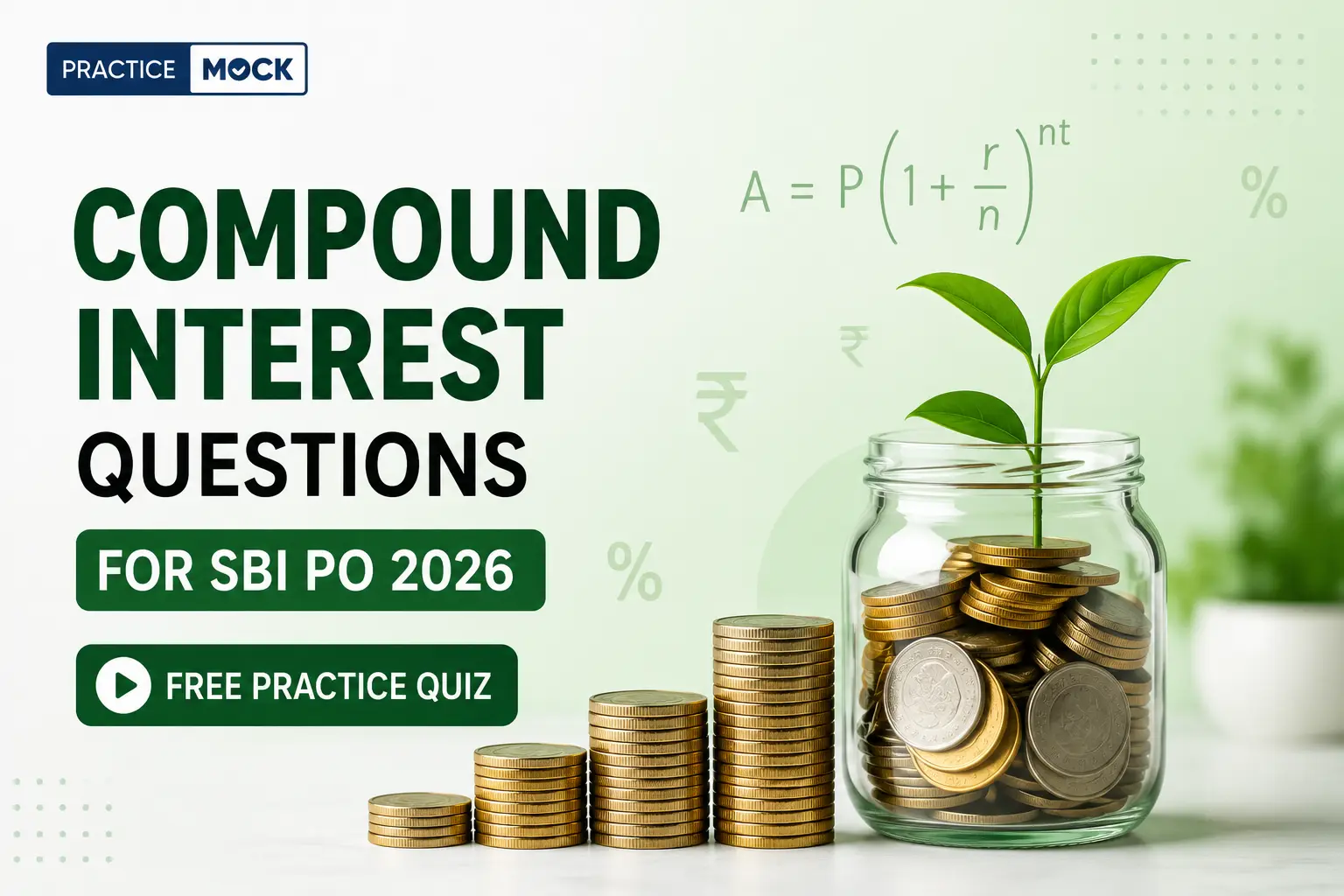 Compound Interest Questions free Quiz