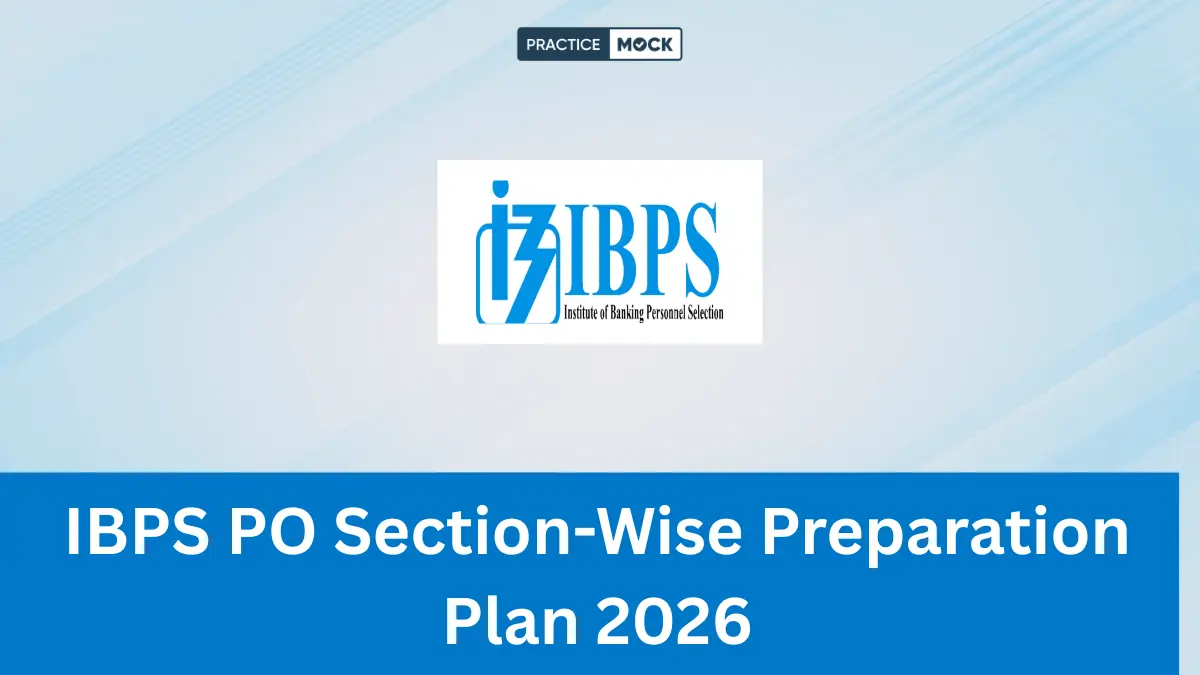 IBPS PO Section-Wise Preparation Plan 2026