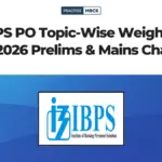 IBPS PO Topic Wise Weightage 2026 (Prelims & Mains)