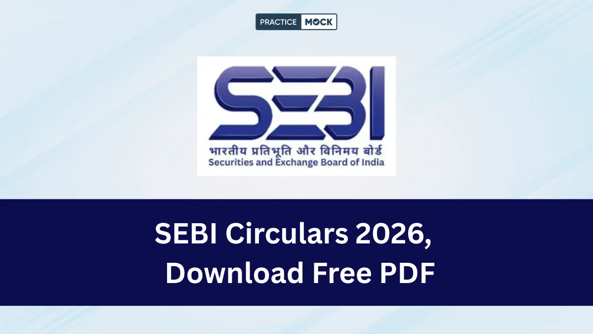 SEBI Circulars 2026, Attempt Quiz and Download SEBI Circulars PDFs