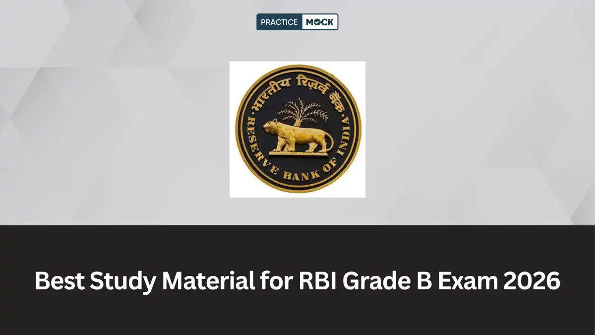 Best Study Material for RBI Grade B Exam 2026