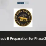 RBI Grade B Preparation for Phase 2 Exam