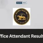 RBI Office Attendant Result 2026 at rbi.org.in: Check Result PDF, Scorecard & Cut Off