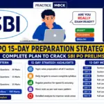 SBI PO 15-Day Preparation Strategy 2026 with Mock Test Schedule