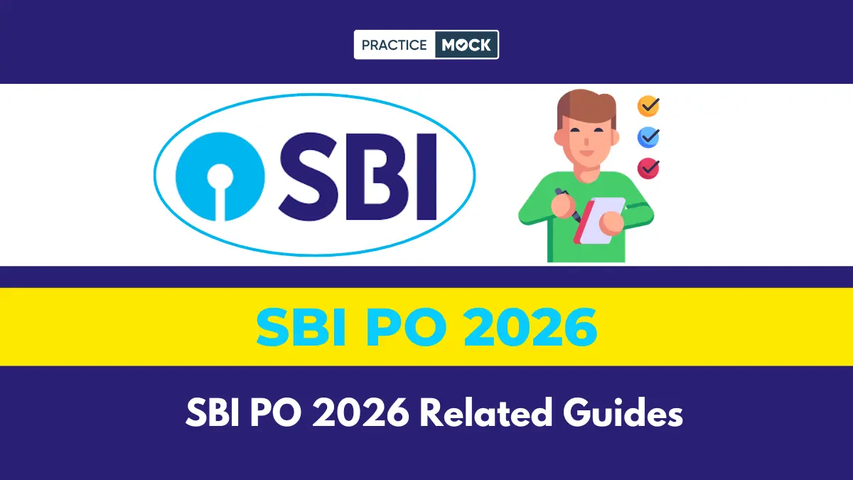 SBI PO 2026 related preparation guides including exam pattern, previous year papers, salary, banking awareness, puzzle tricks, Budget 2026 strategy, and exam dates.