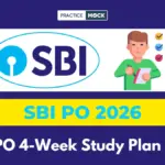 SBI PO 4-Week Study Plan 2026 to Complete the Prelims Syllabus