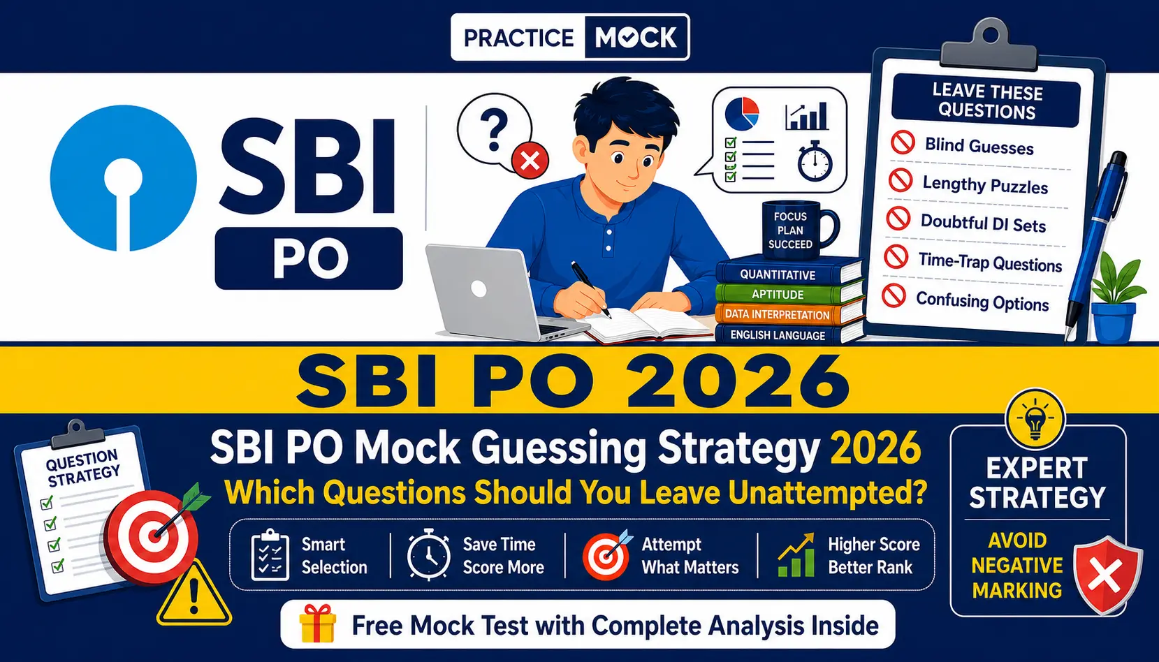 sbi po mock guessing strategy 2026 which questions should you leave unattempted