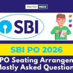 SBI PO Seating Arrangement Mostly Asked Questions, Download Free PDF
