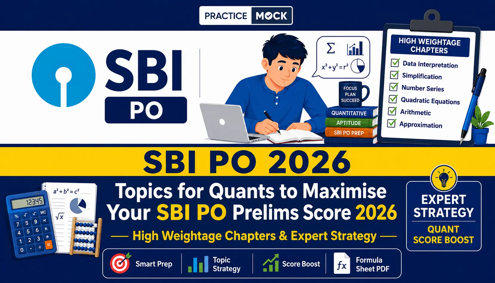 topics for quants to maximise your sbi po prelims score 2026