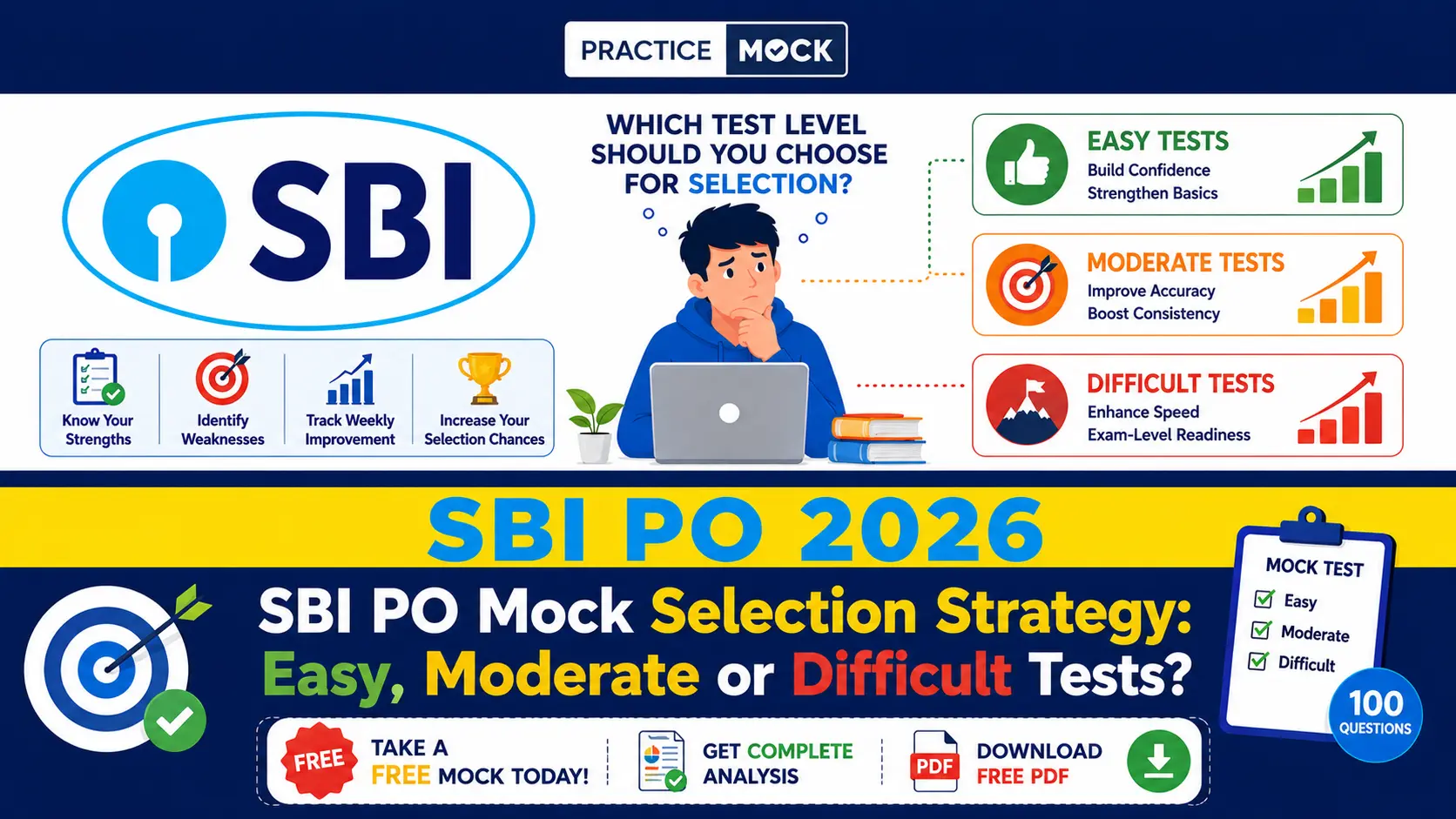 sbi po mock selection strategy