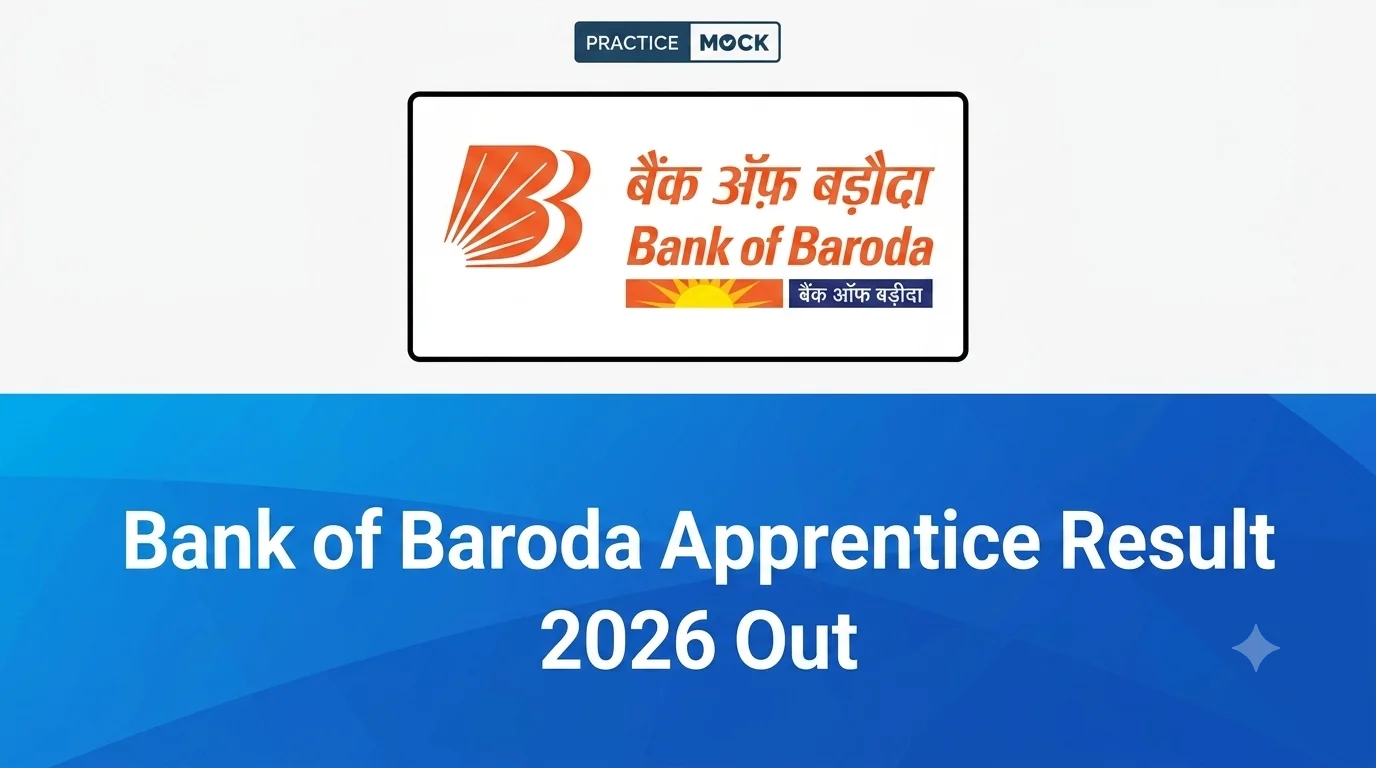 Bank of Baroda Apprentice Result 2026