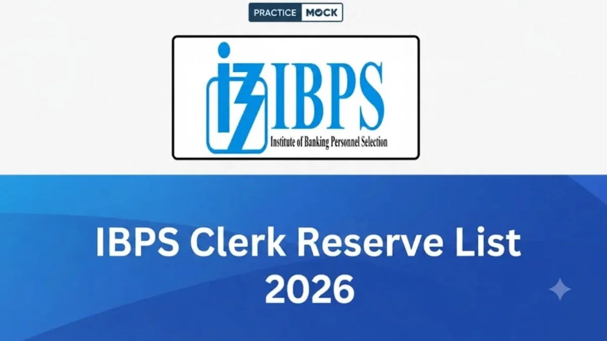 IBPS Clerk Reserve list 2026