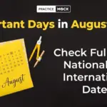 Important Days in August 2026: Complete List, Themes, and Easy Tricks for Exams