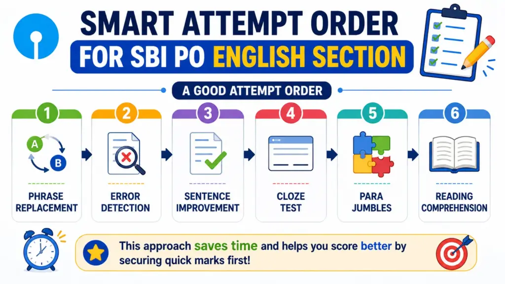 smart attempt for sbi po english section