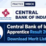 Central Bank of India Apprentice Result 2026 Out, Download Merit List PDF