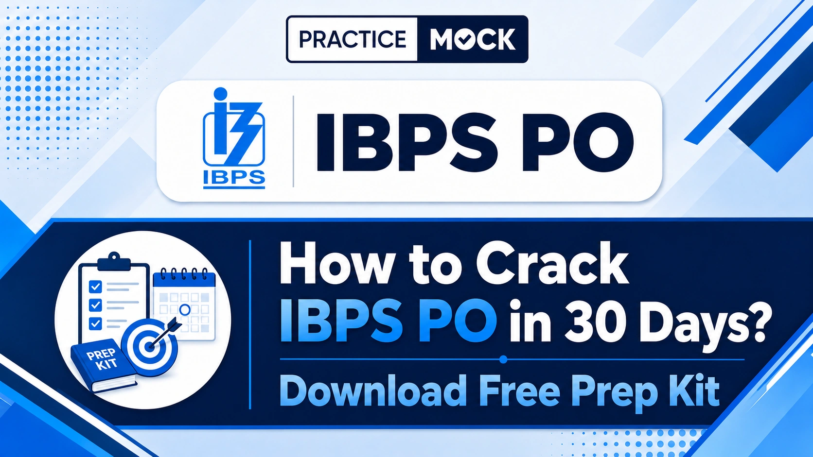 how to crack ibps po in 30 days
