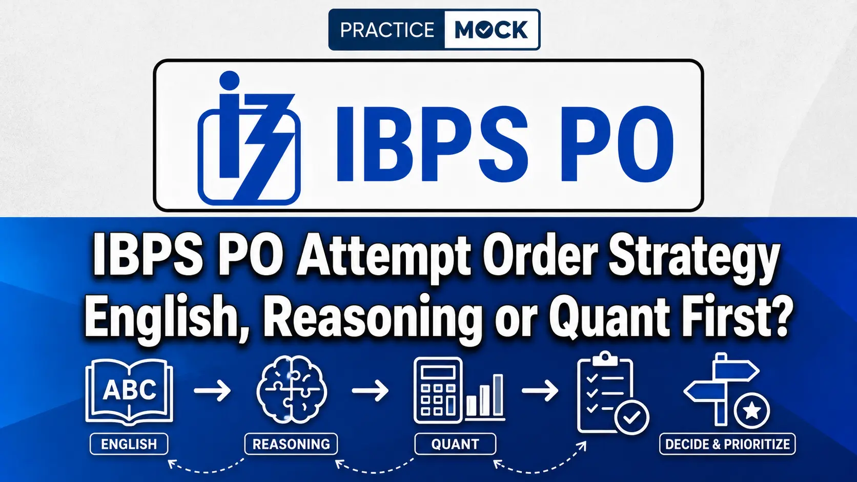 ibps po attempt order strategy