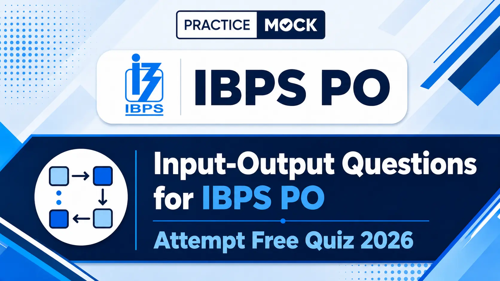 input output questions for ibps po