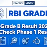 RBI Grade B Result 2026 Out, Check Phase 1 Result