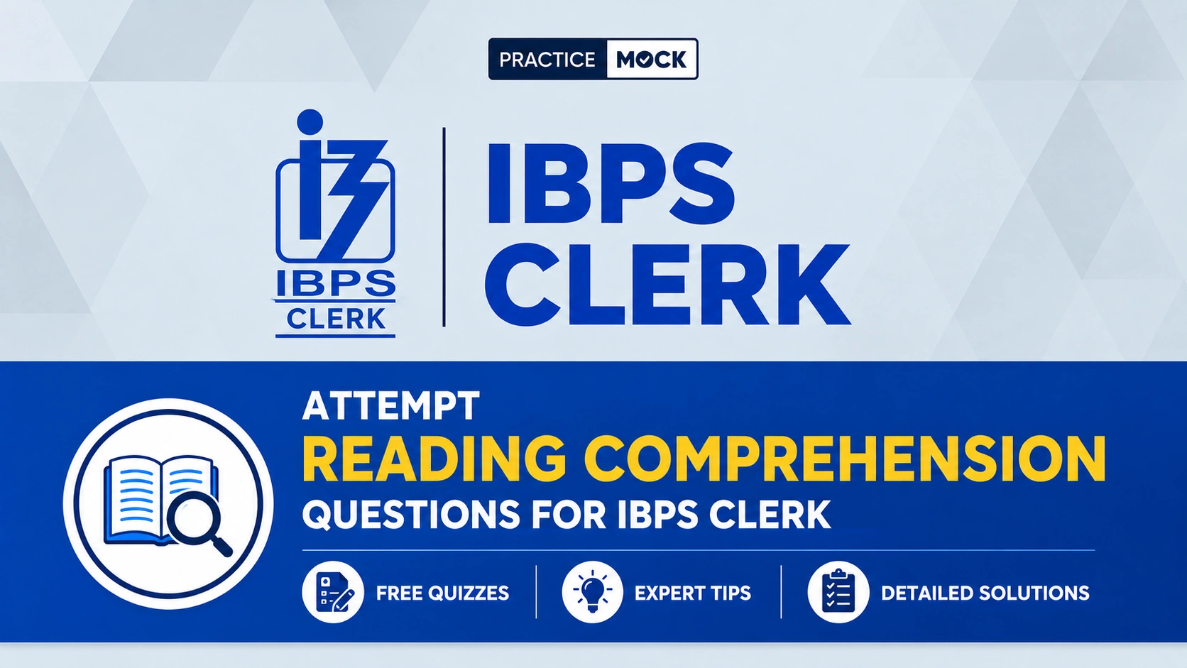 reading comprehension questions quiz ibps clerk