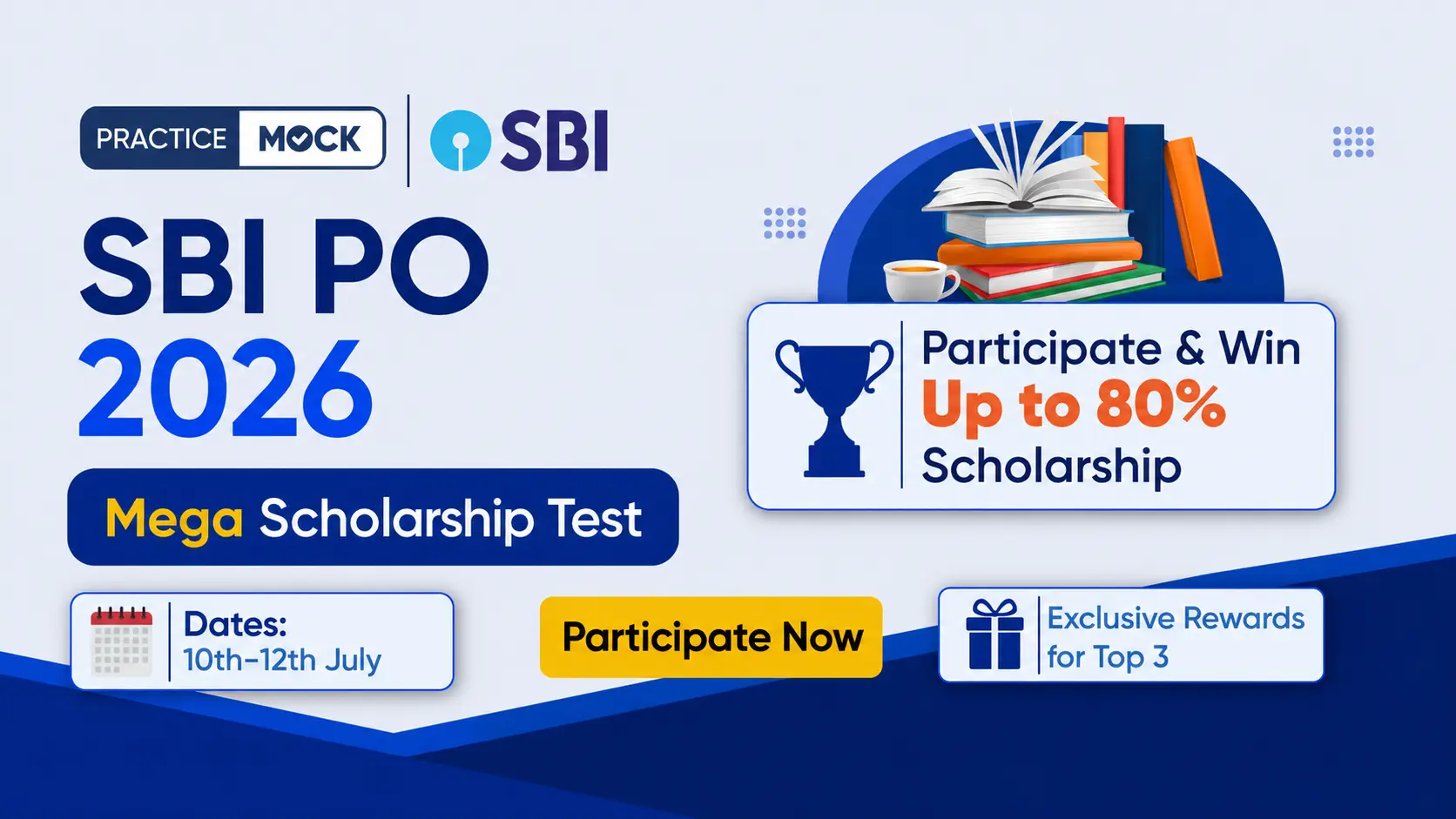 sbi po 2026 mega scholarship test