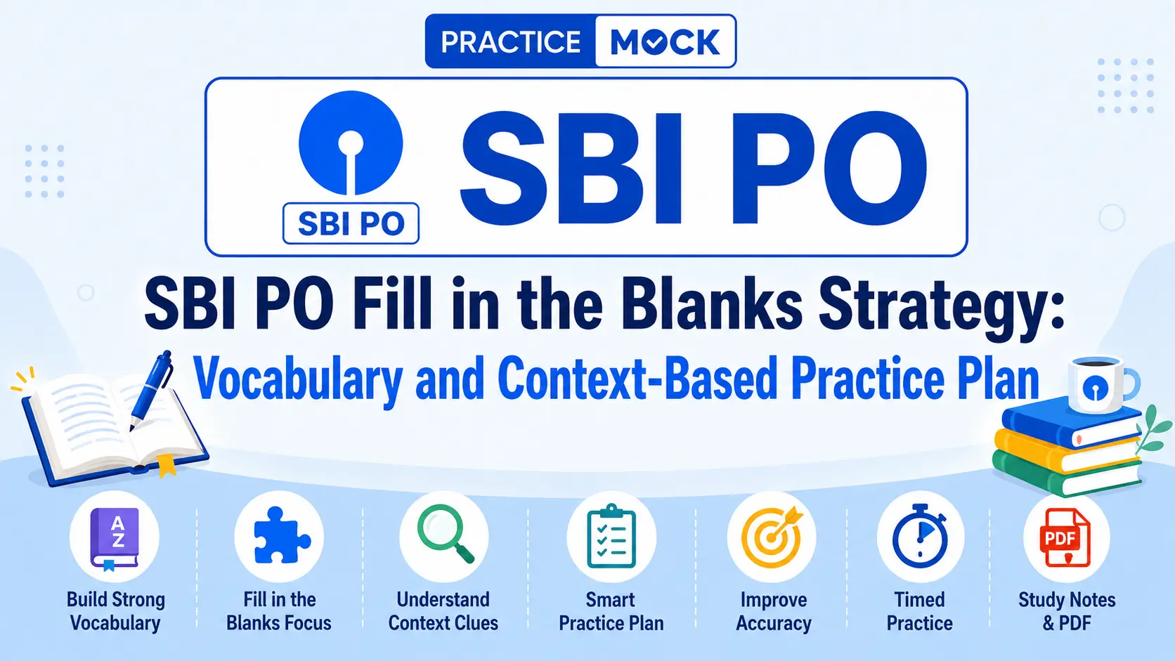 sbi po fill in the blanks strategy