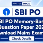 SBI PO Memory-Based Question Paper 2026: Download Mains Exam PDF