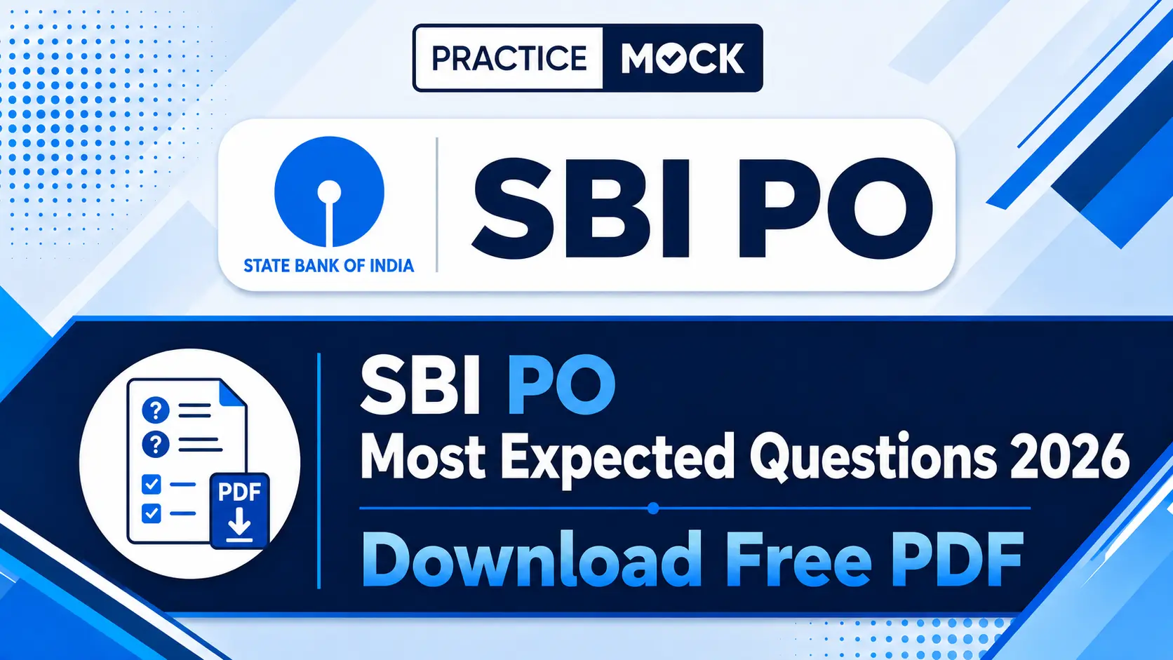 sbi po most expected questions