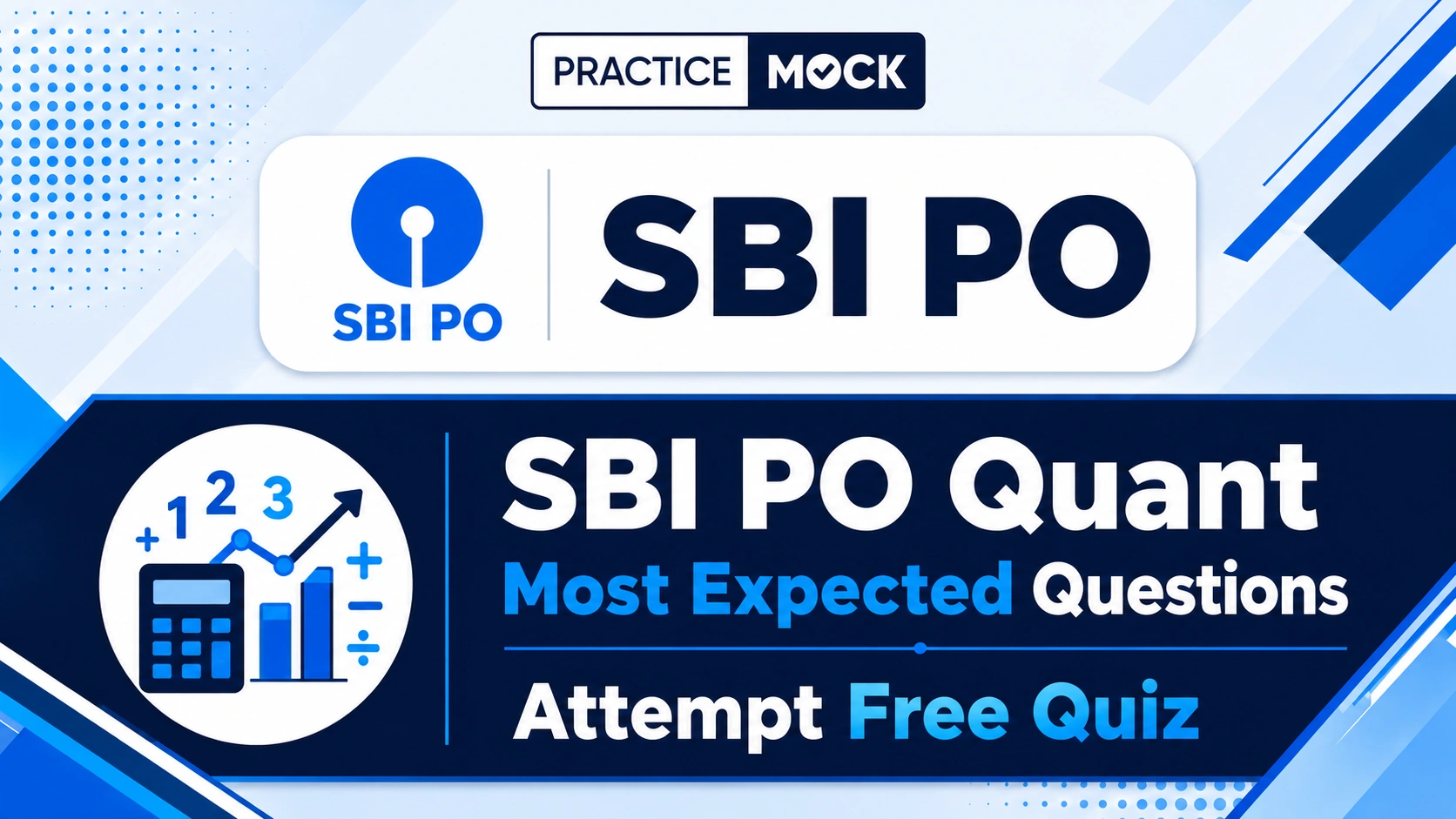 sbi po quant most expected questions