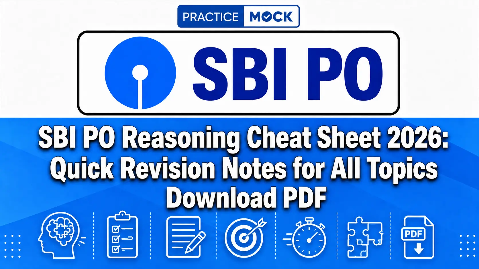 sbi po reasoning cheat sheet download pdf