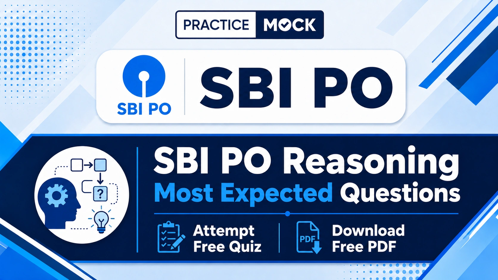 sbi po reasoning most expected questions