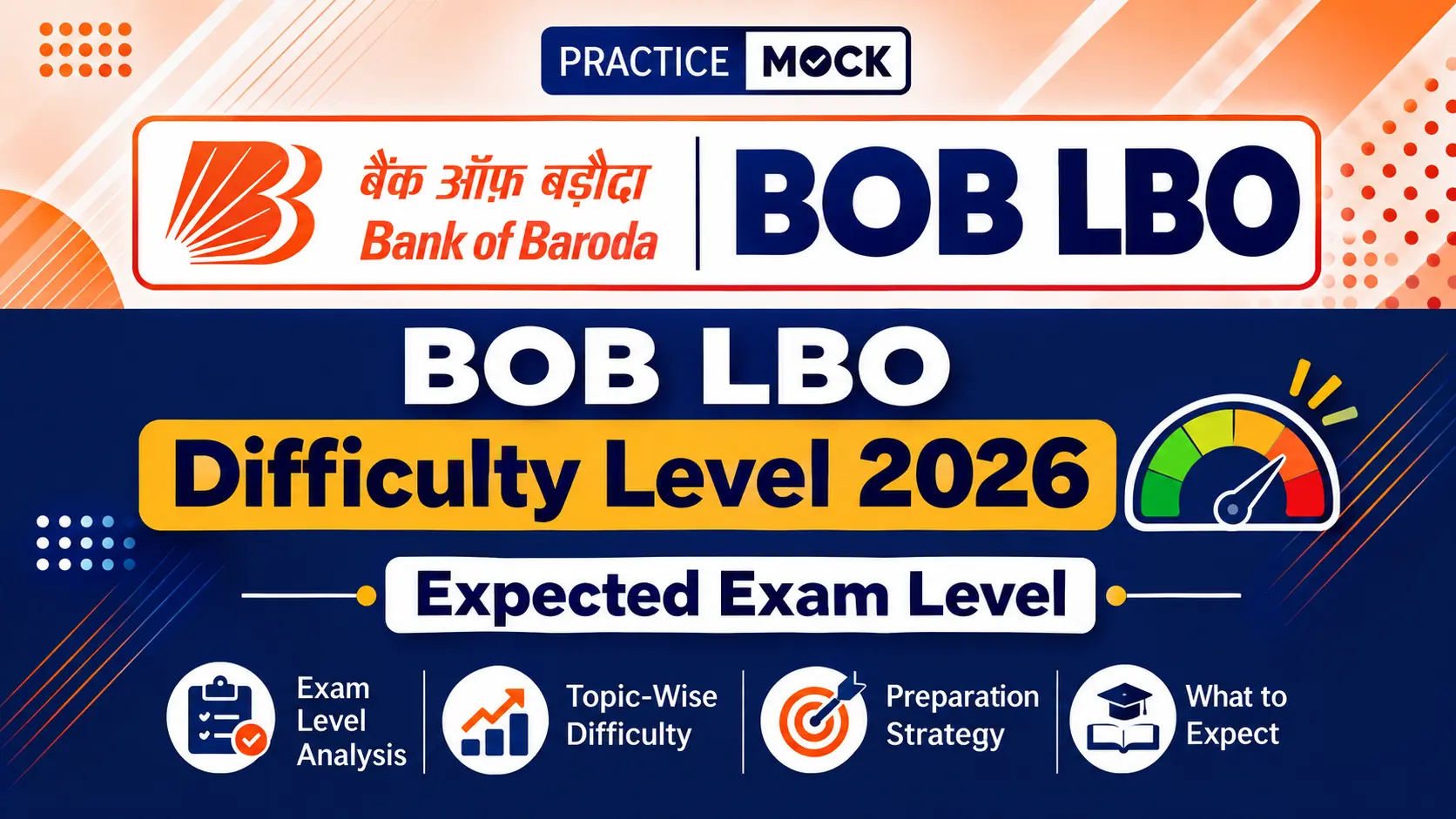 BOB LBO Difficulty Level 2026, Expected Exam Level