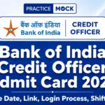 Bank of India Credit Officer Admit Card 2026 Out, Direct Link