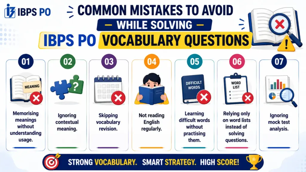 Common Mistakes to Avoid While Solving IBPS PO Vocabulary Questions