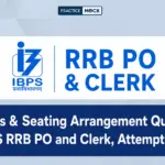 Puzzles & Seating Arrangement Questions for IBPS RRB PO and Clerk, Attempt Free Quiz