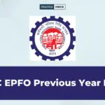 UPSC EPFO APFC Previous Year Question Paper: Download Free PDF