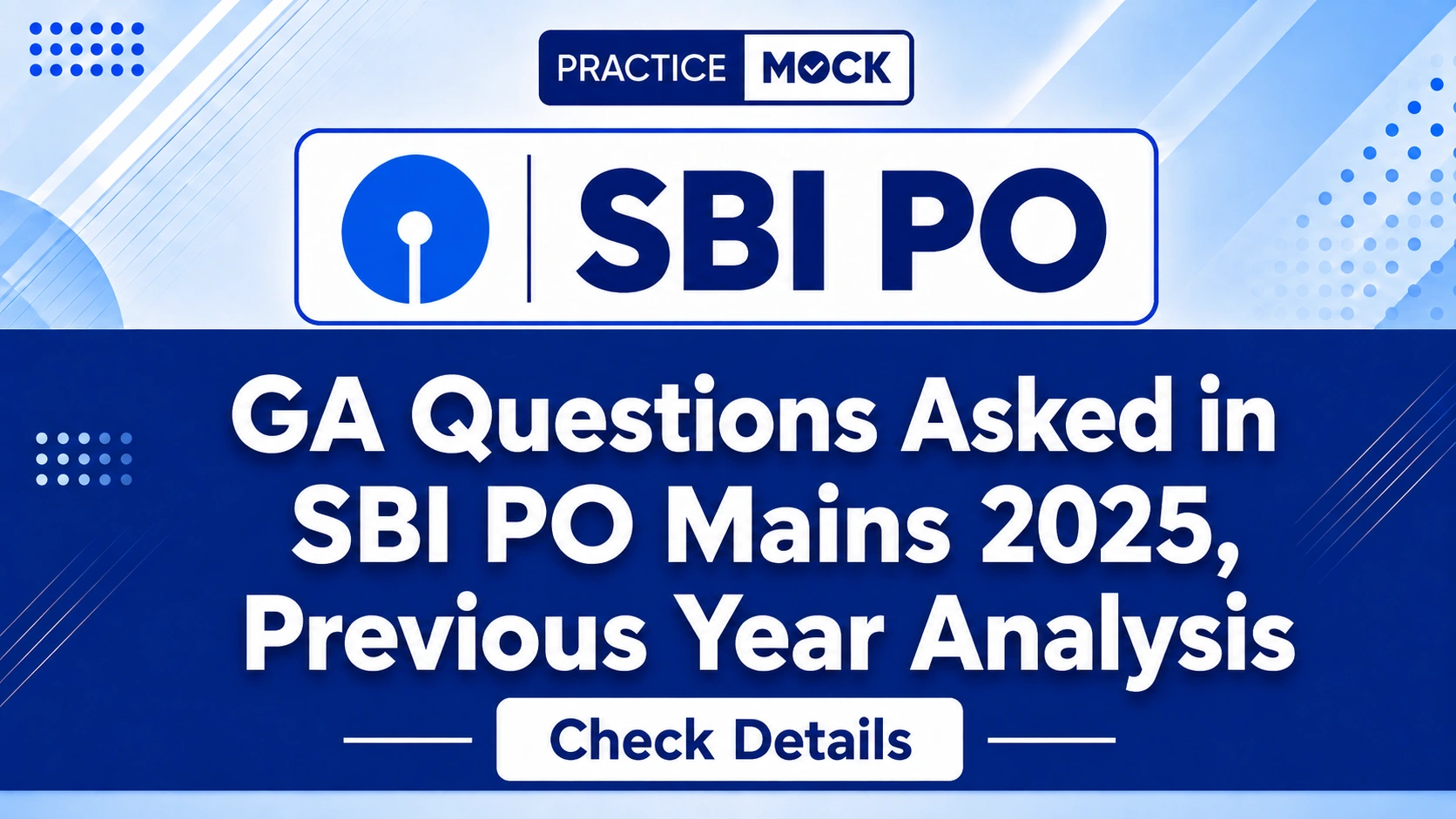 ga questions asked in sbi po mains