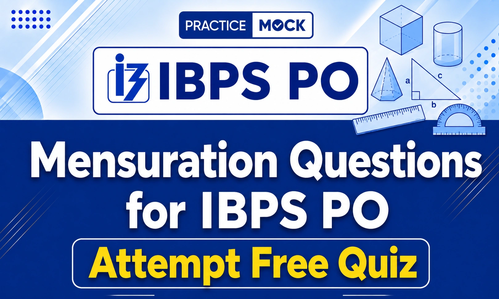mensuration questions for ibps po