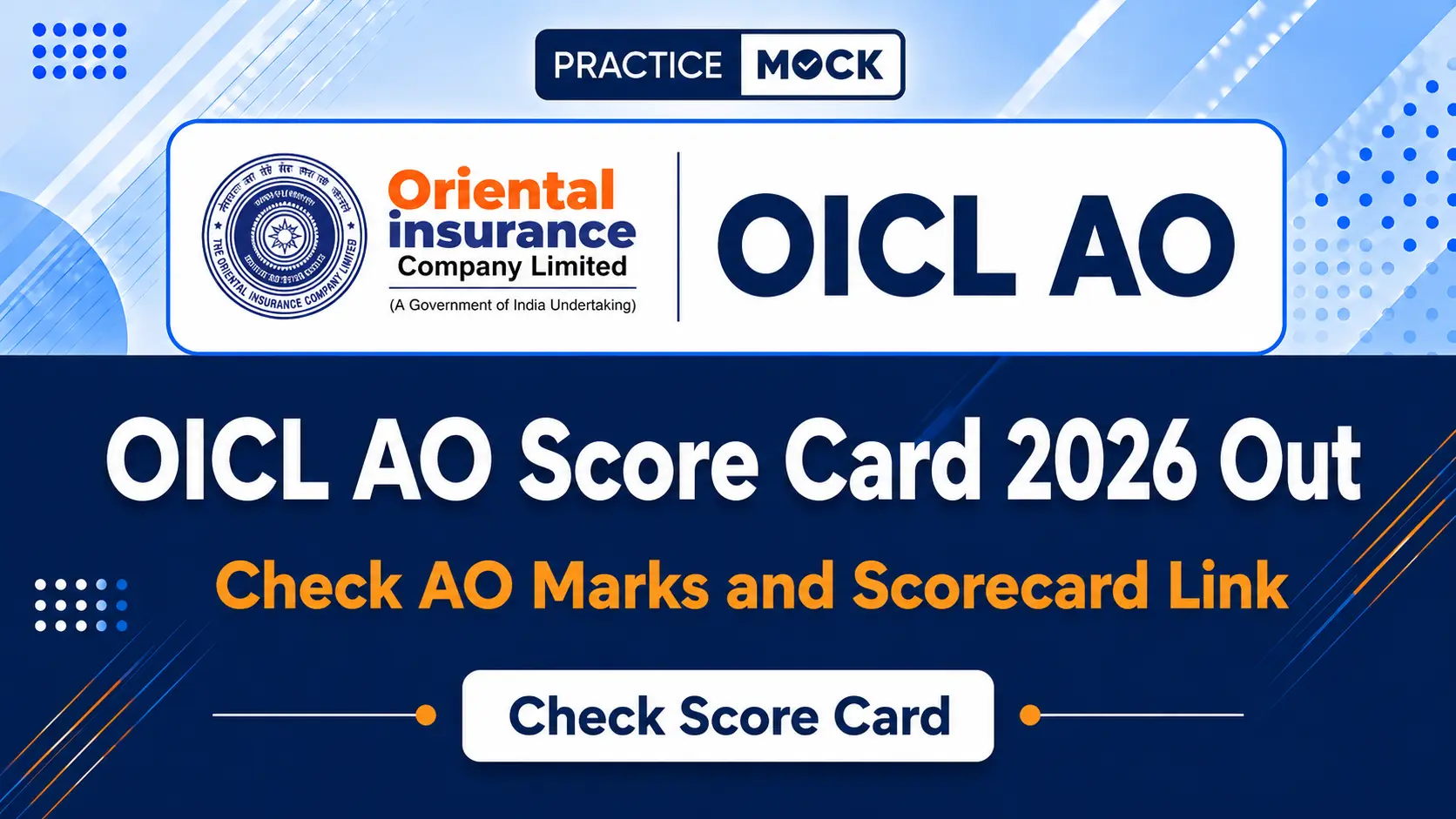 oicl ao scorecard