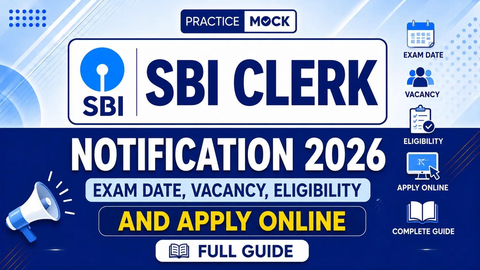 sbi clerk notification released