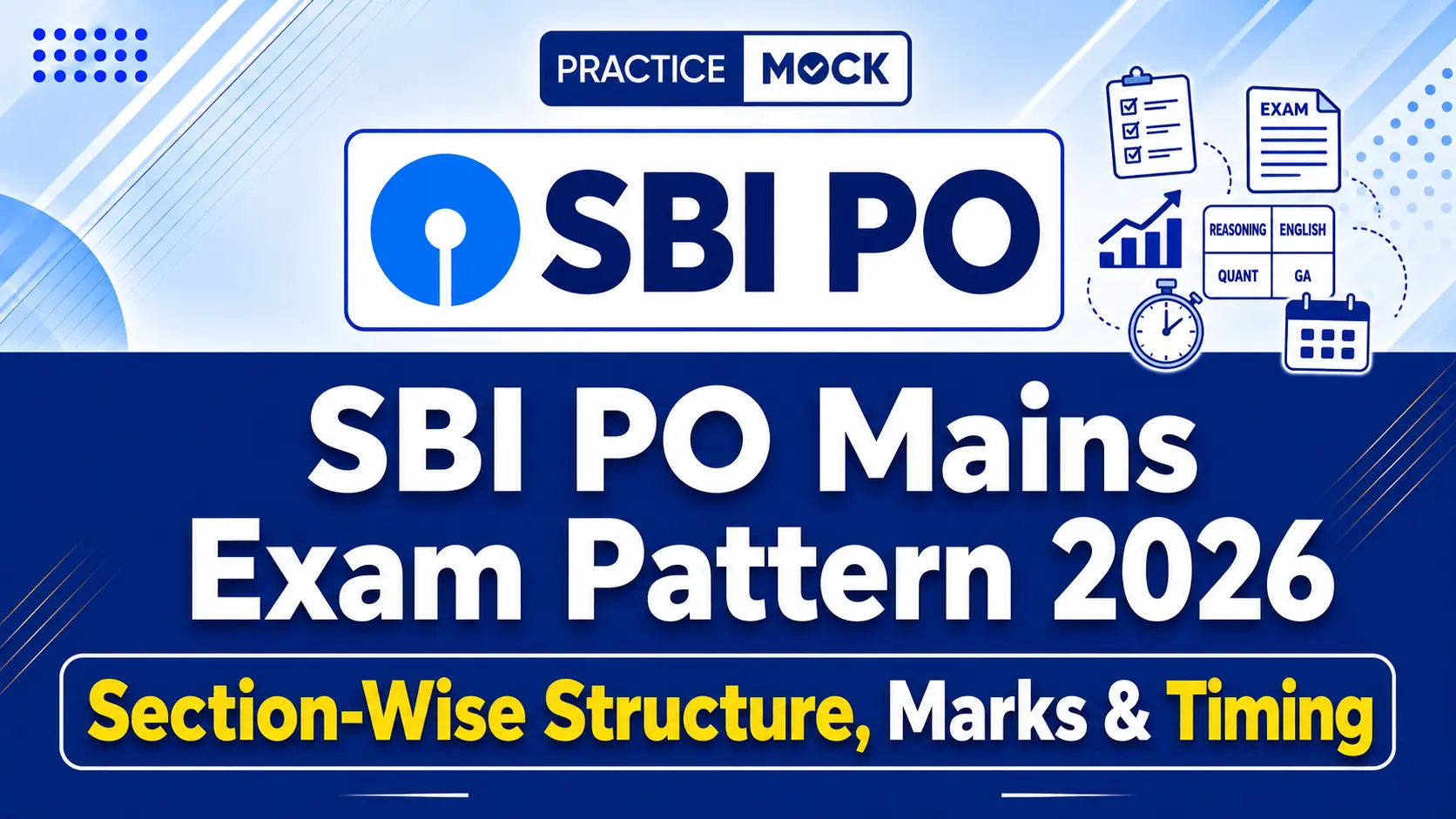 sbi po mains exam pattern cover image