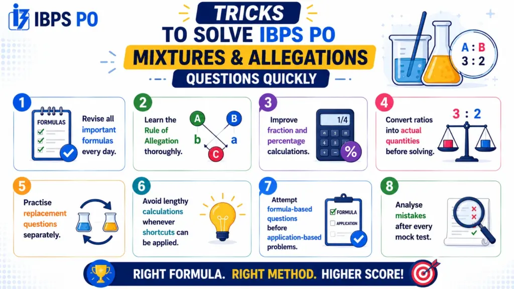 Tricks to Solve IBPS PO Mixtures & Allegations Questions Quickly