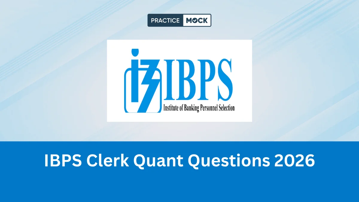 IBPS Clerk Quant Questions 2026